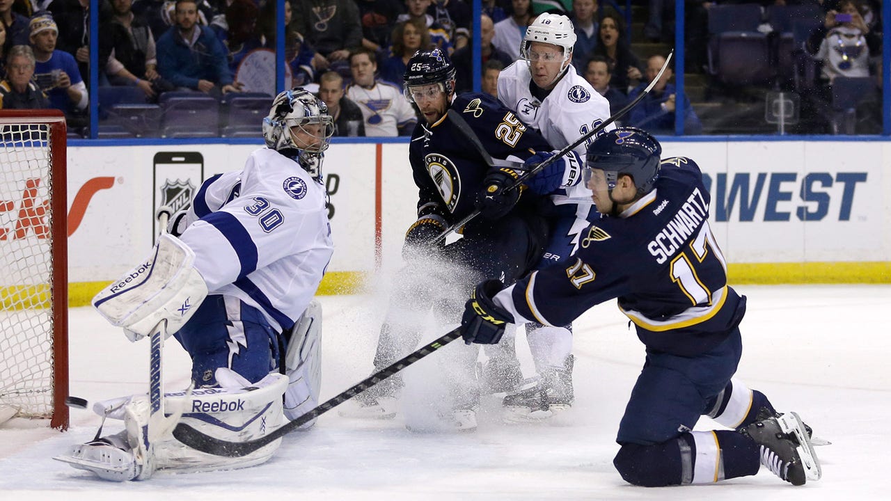 Blues open two-game road trip against Eastern Conference-leading Lightning